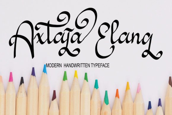 Axtaja Elang: A Modern and Stylish Script Font for Web Design