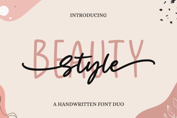 Beauty Style: A Versatile Duo Font for Creative Branding