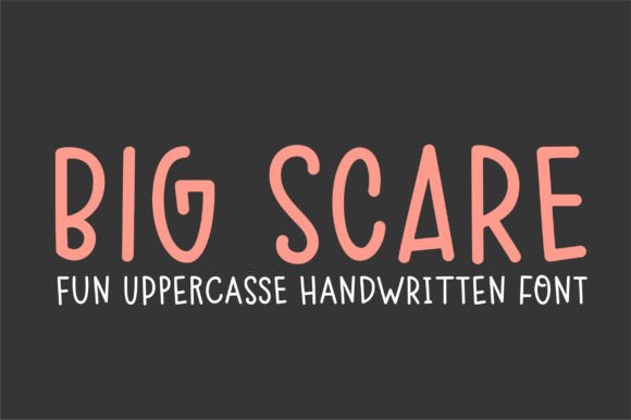 Big Scare: A Playful Font for Creative Branding
