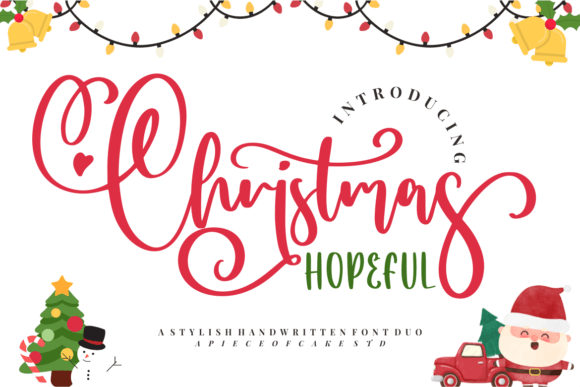 Christmas Hopeful Duo: A Font for Elegant Editorial Design