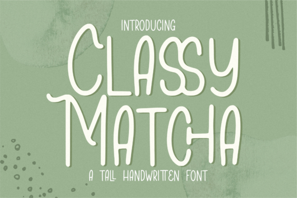 Classy Matcha: A Font for Elevating Your Brand