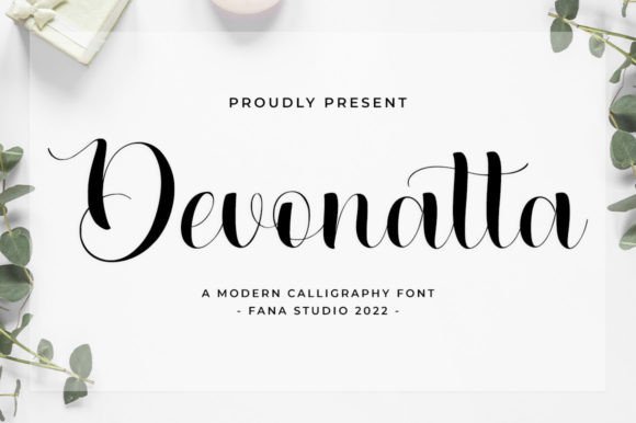 Devonatta: A Stylish Script Font for Elegant Editorial Design