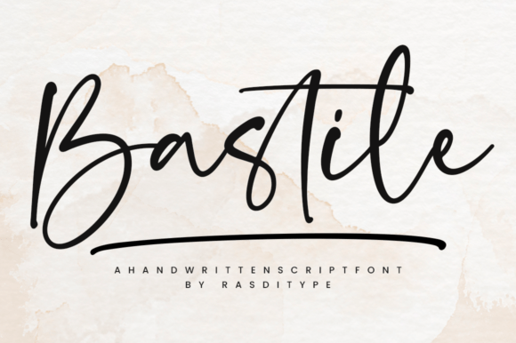 Discover Bastile: A Whimsical Script Font for Web Design