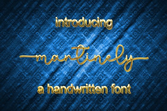 Discover Martinely: A Graceful Script Font for Web Design