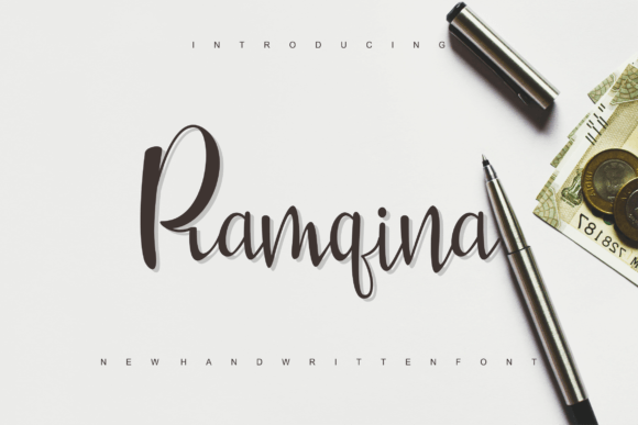 Discovering Ramqina: A Handwritten Font for Creative Branding