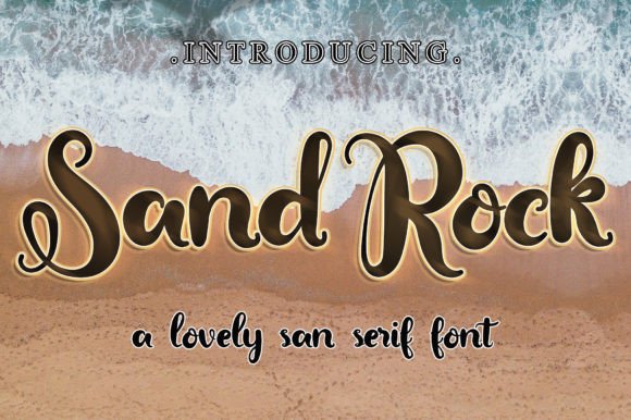Discovering Sand Rock: A Versatile Script Font for Editorial Design