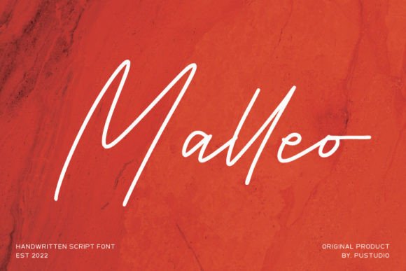 Elevate Your Craft with Malleo: A Charming Script Font