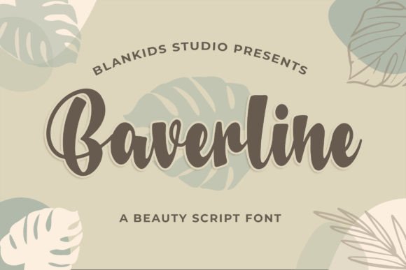 Enhance Your Brand with Baverline: A Stylish Script Font