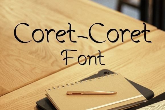 Enhance Your Brand with Coret Coret Font