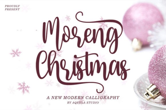 Enhance Your Brand with Moreng Chistmas Font