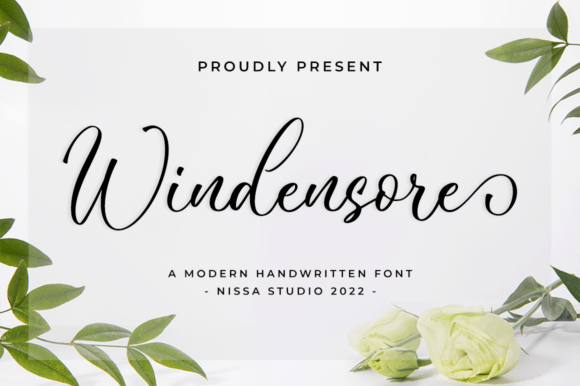 Enhance Your Brand with Windensore: A Luxurious Handwritten Font