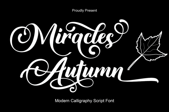Enhance Your Web Design with Miracles Autumn Font