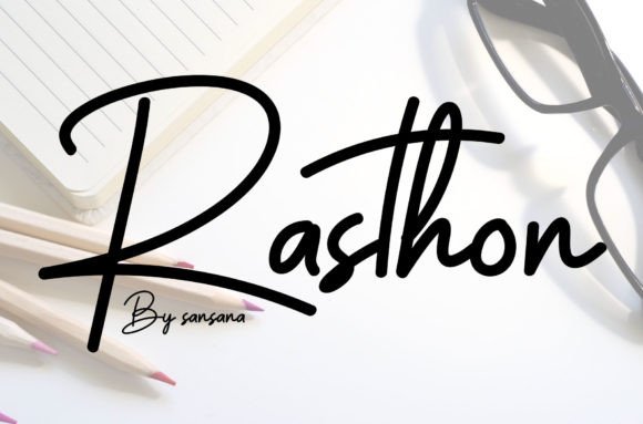 Enhance Your Web Design with Rasthon, the Elegant Script Font