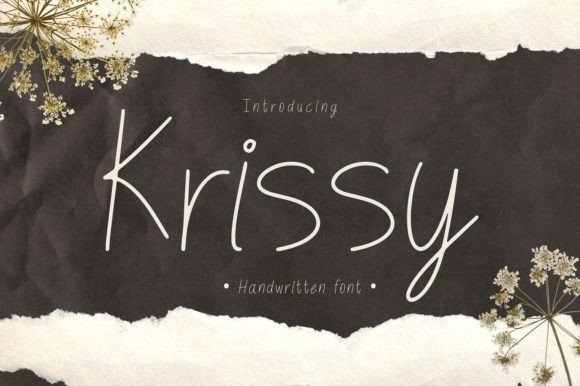 Enhancing Web Design with Krissy: A Handwritten Font