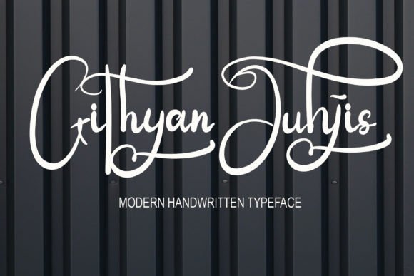 Explore Githyan Juhjis: A Handwritten Font for Creative Branding