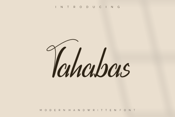Exploring Tahabas: A Versatile Handwritten Font for Branding