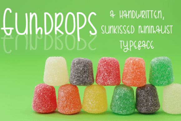 Grumdrops: A Playful Handwritten Font for Engaging Editorial Design