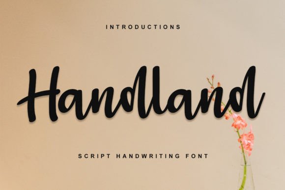 Handland: A Stylish Handwritten Font for Modern Web Design