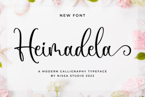 Heimadela: A Script Amp Font for Elegant Design