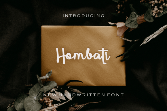 Hombati: A Script Amp Font for Creative Projects