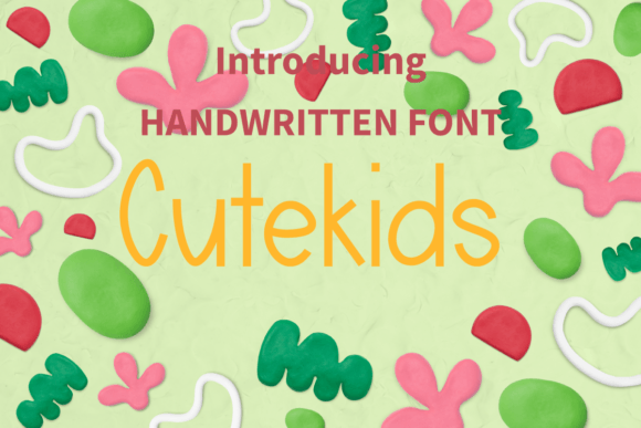 Introducing Cutekids: A Whimsical Handwritten Font for Editorial Charm