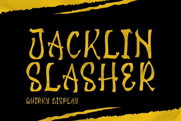 Jacklin Slasher: A Quirky Handwritten Font for Web Design
