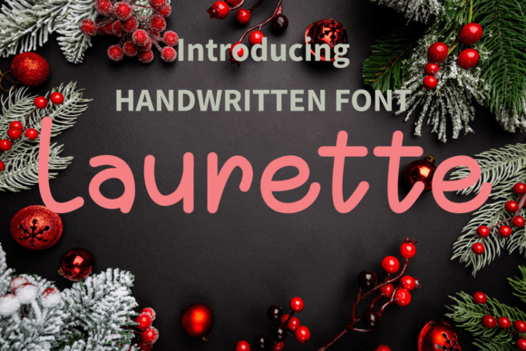 Laurette: A Handwritten Font for Memorable Branding