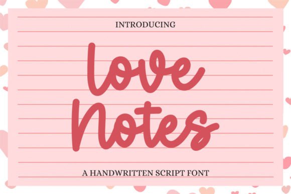 Love Notes: A Graceful Script Font for Polished Branding