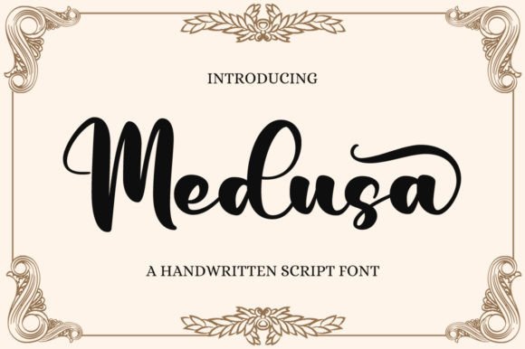 Medusa: A Timeless Handwritten Font for Editorial Design