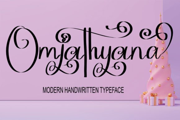 Omjathyana: A Delicate and Elegant Handwritten Font