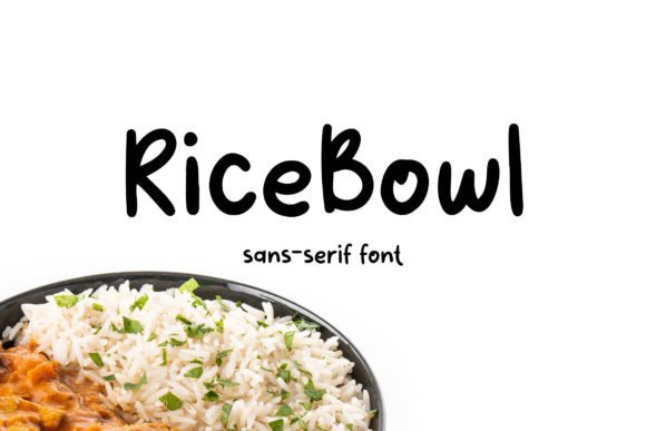 Ricebowl: A Handwritten Font for Editorial Charm