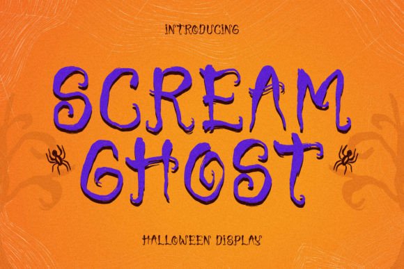 Scream Ghost: A Spooky Yet Stylish Font for Your Brand