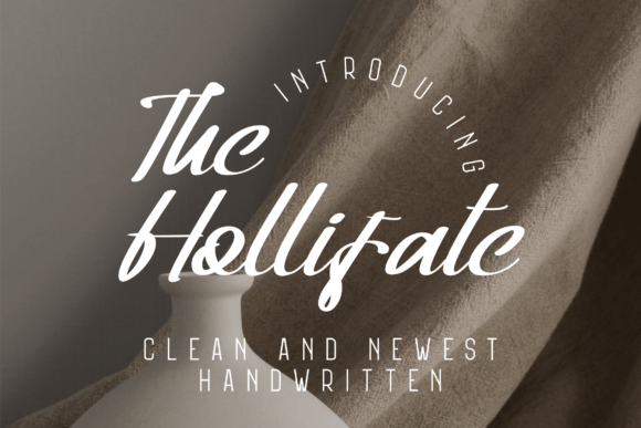 The Hollifate: A Modern Handwritten Font for Elegant Branding