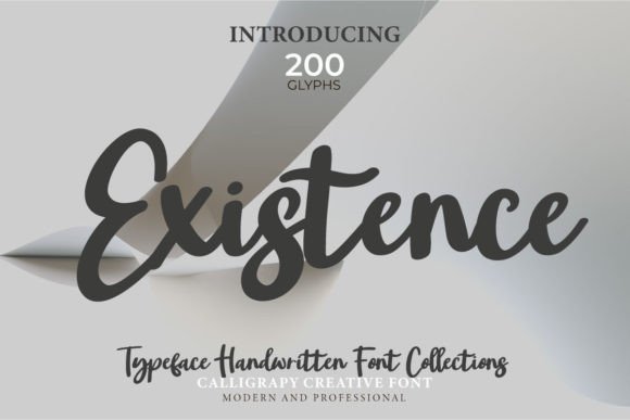 Transform Your Brand with Existence: A Bold Handwritten Font