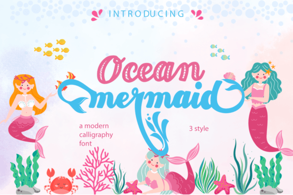 Transform Your Brand with Ocean Mermaid: A Charming Handwritten Font
