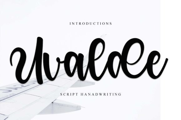 Uvalde: Elevate Your Editorial Design with This Bold Script Font