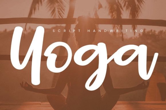 Yoga: A Handwritten Font for Craft and Design